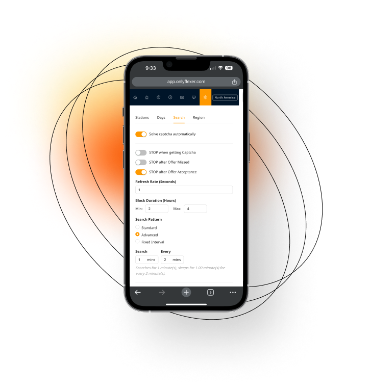 OnlyFlexer Settings Dashboard